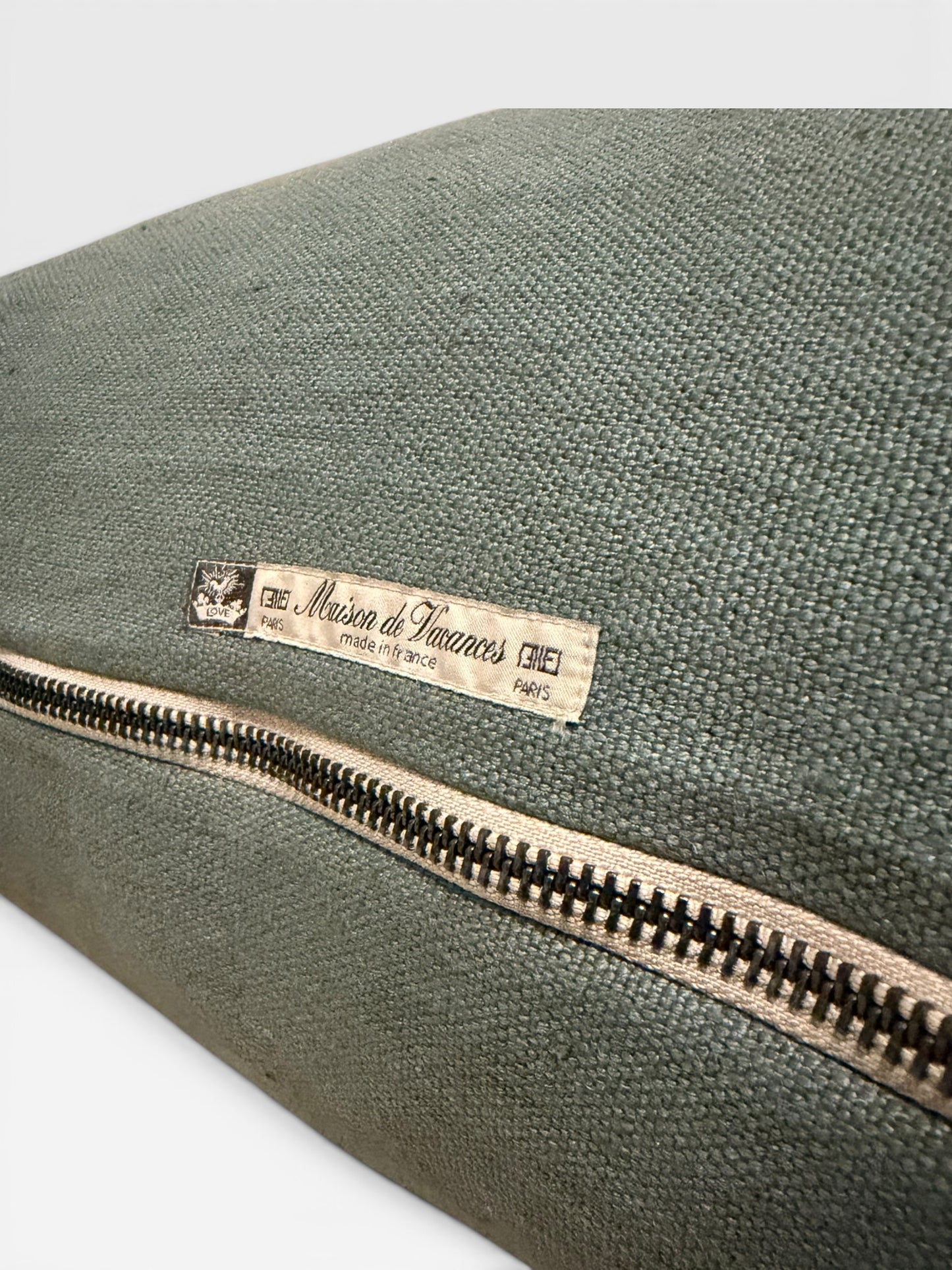 Stone Washed Linen Pillow Cover |  Canard (Multiple Sizes)