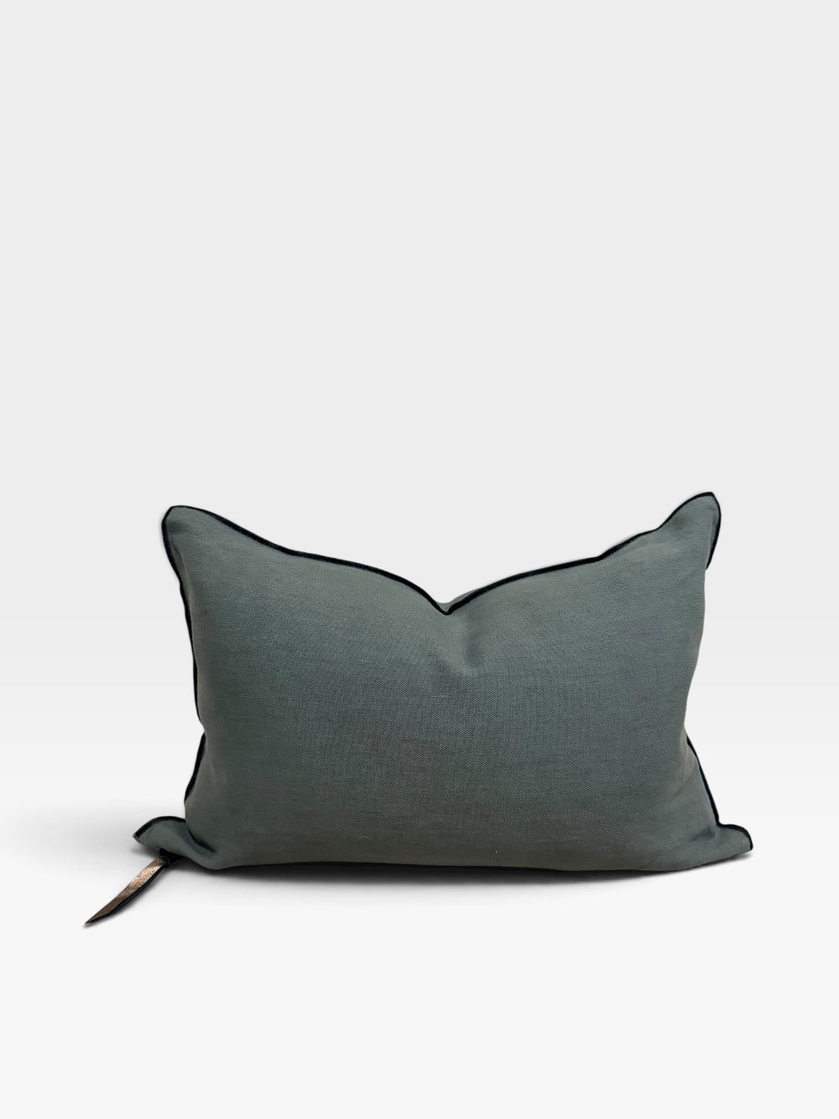 Stone Washed Linen Pillow Cover |  Canard (Multiple Sizes)