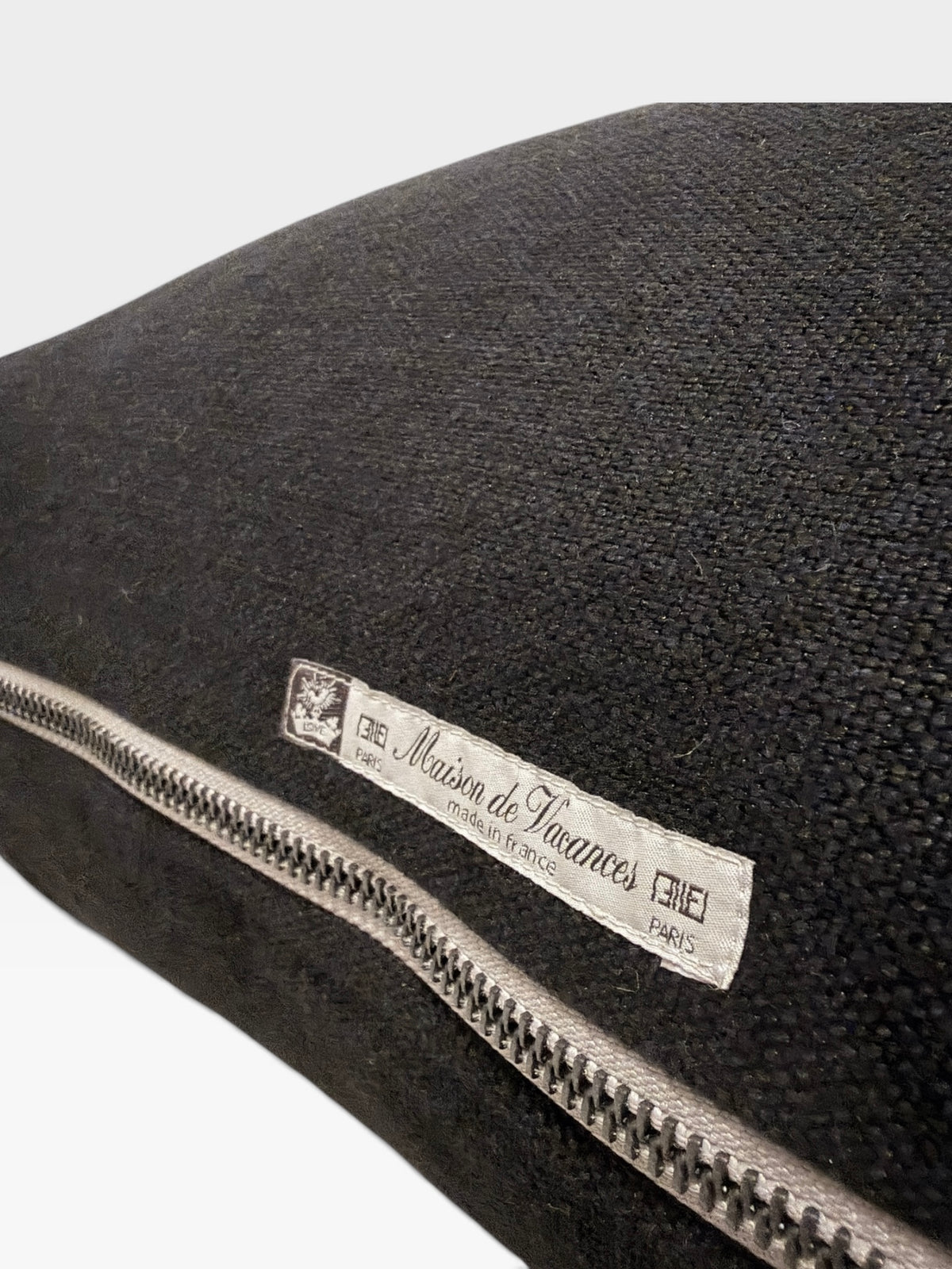 Stone Washed Linen Pillow Cover | Noir (Multiple Sizes)