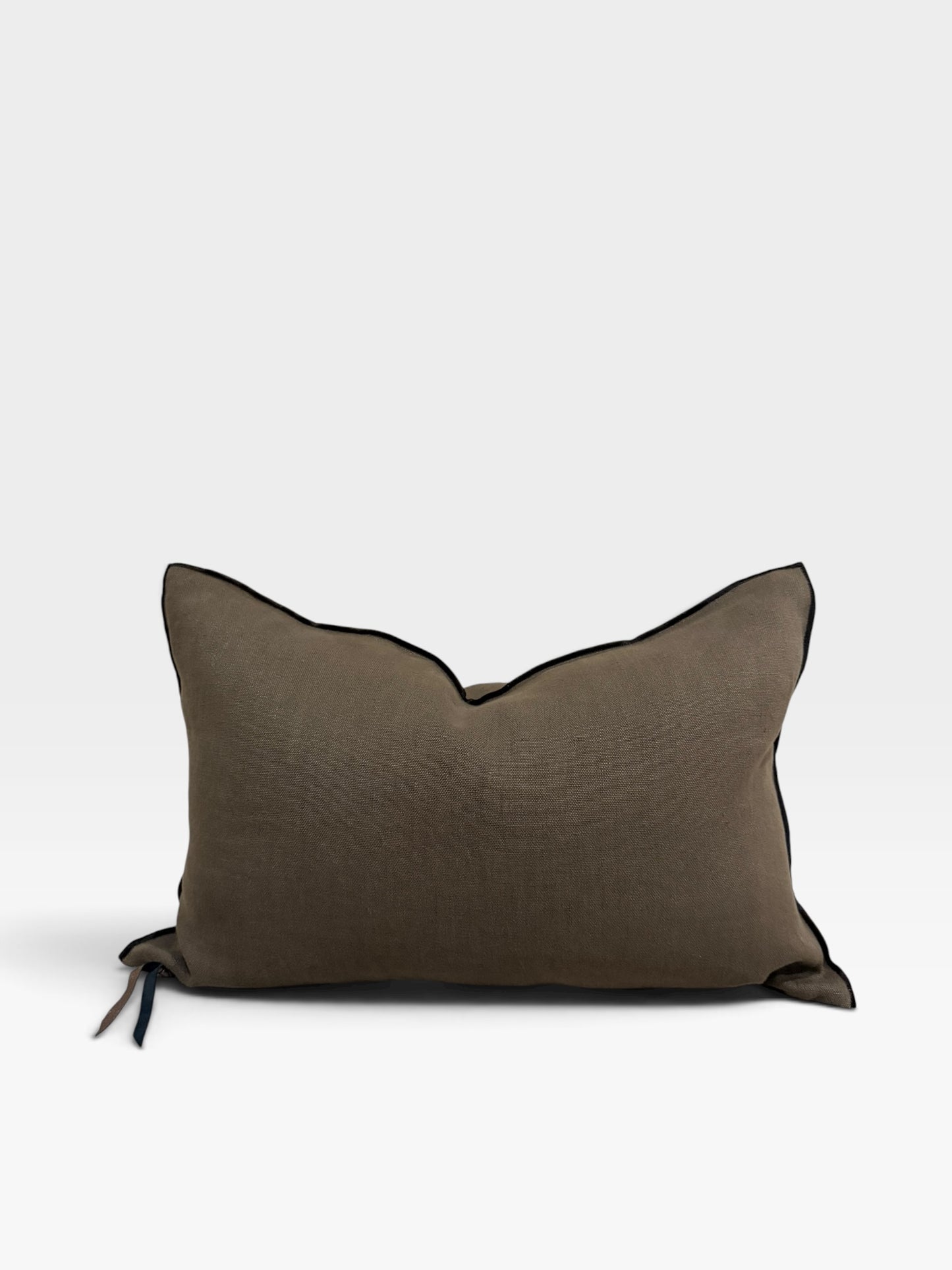 Stone Washed Linen Pillow Cover | Crocodile (Multiple Sizes)