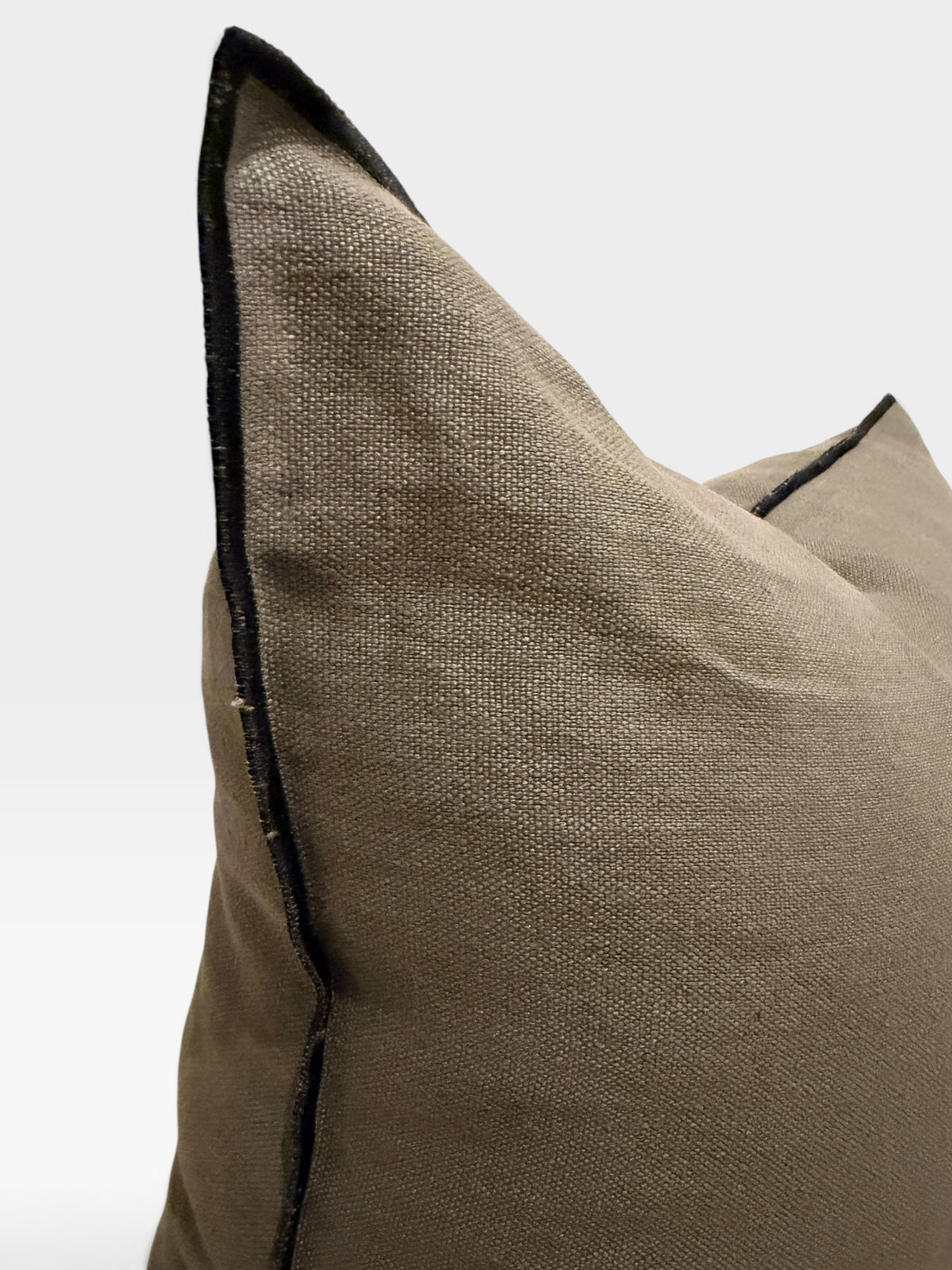 Stone Washed Linen Pillow Cover | Crocodile (Multiple Sizes)