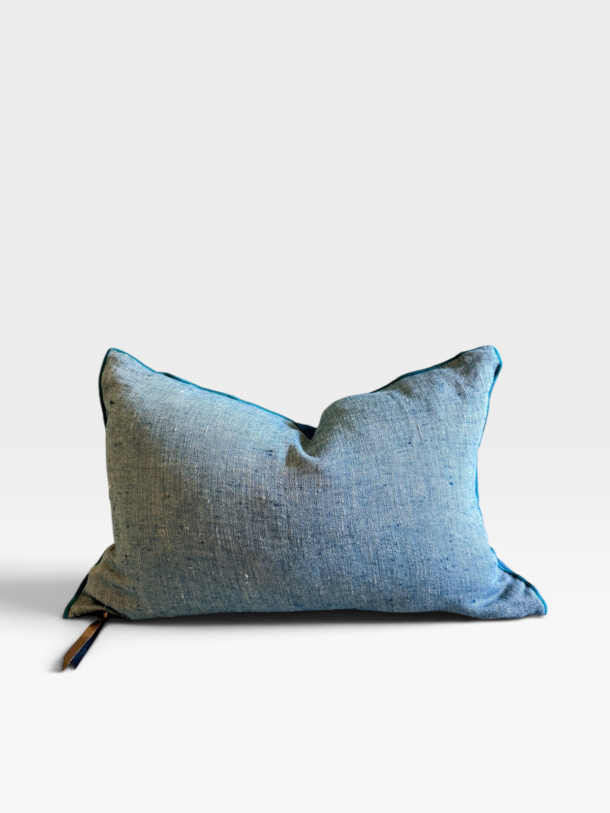 Crumpled Washed Linen Vice Versa Square Pillow Cover | (Multiple Sizes)