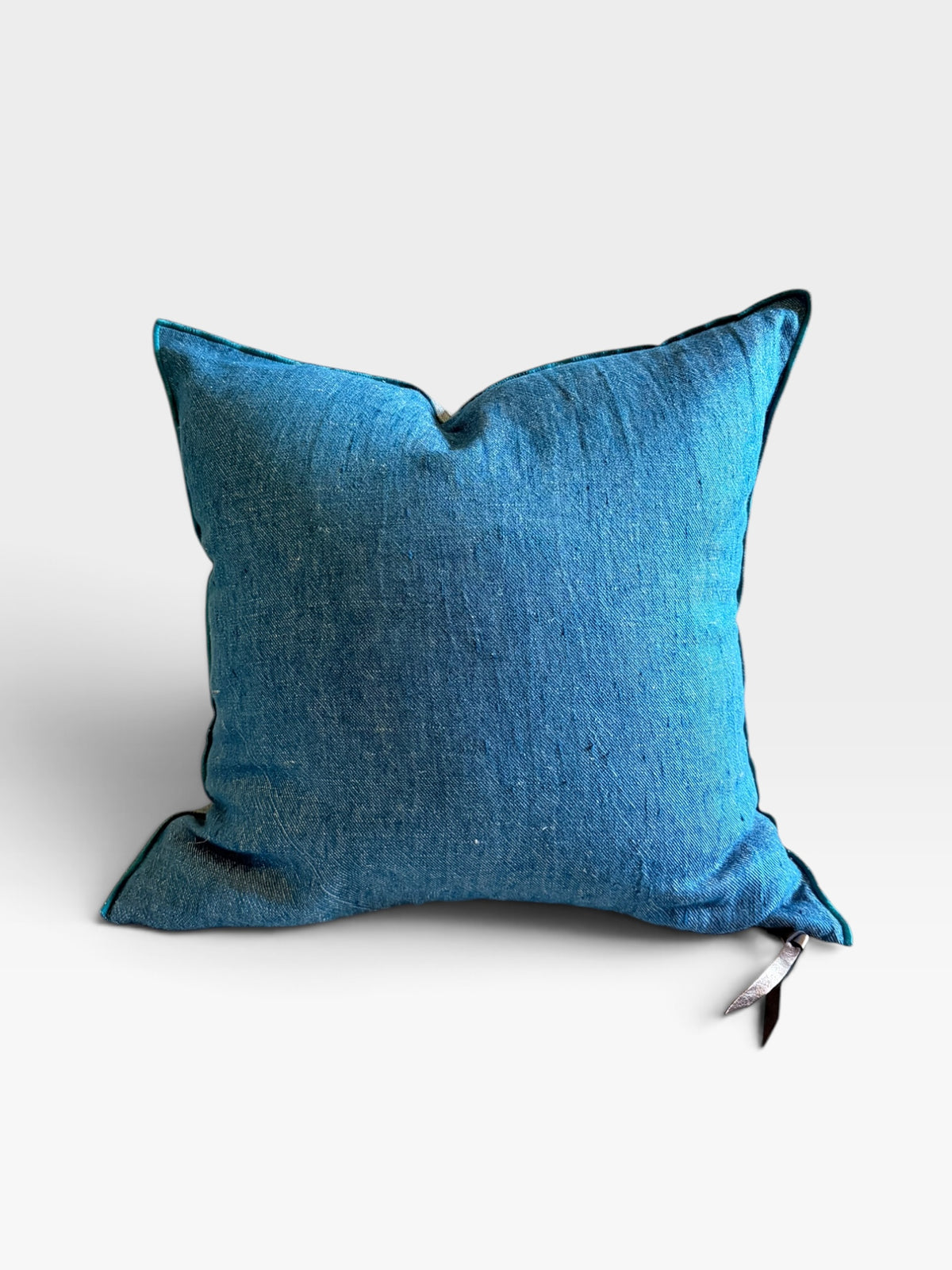 Crumpled Washed Linen Vice Versa Square Pillow Cover | (Multiple Sizes)