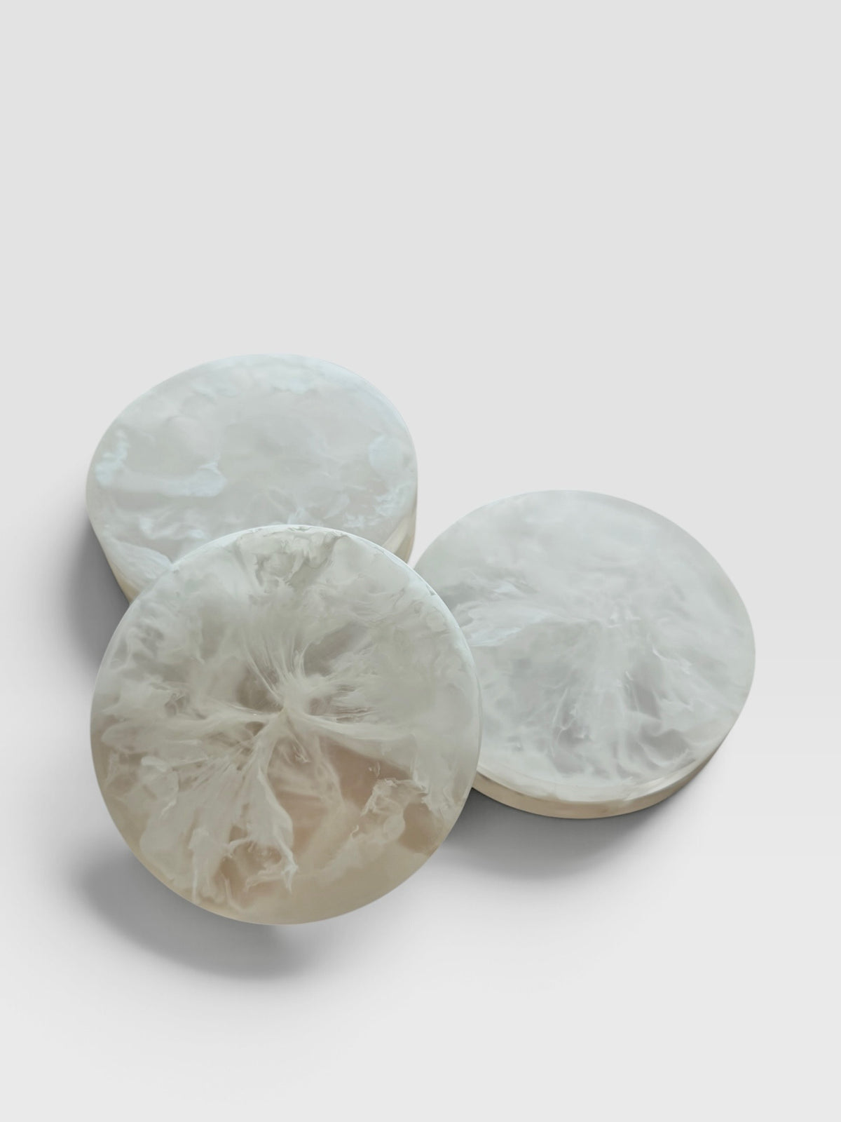 Marbled Resin Coasters | Set of 6 (Multiple Colors)