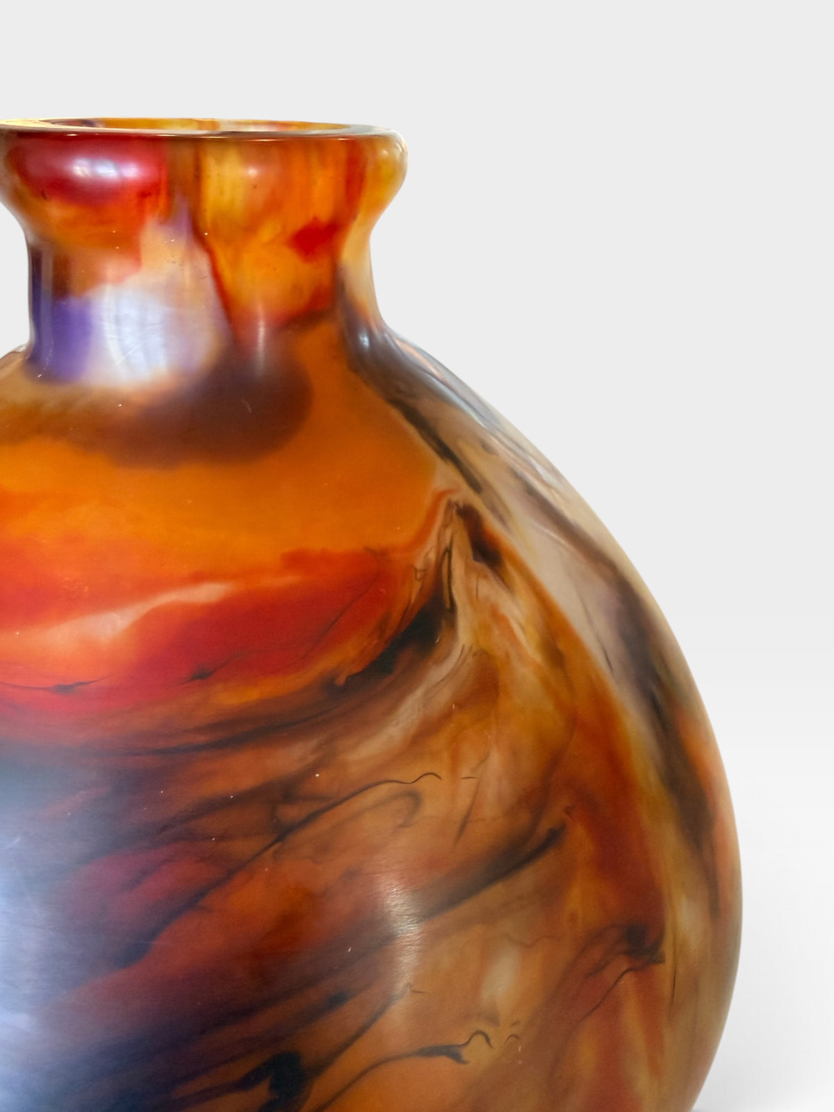 Marbled Resin Napo Vase | Calinda