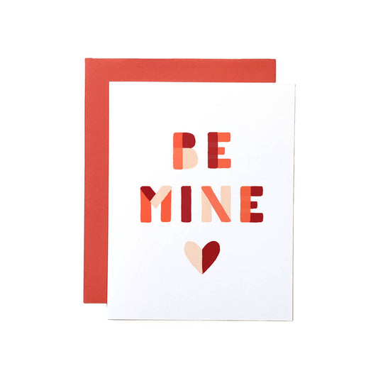 Be Mine Valentine's Day Card