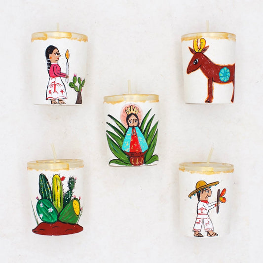 Handpainted Folklore Votives
