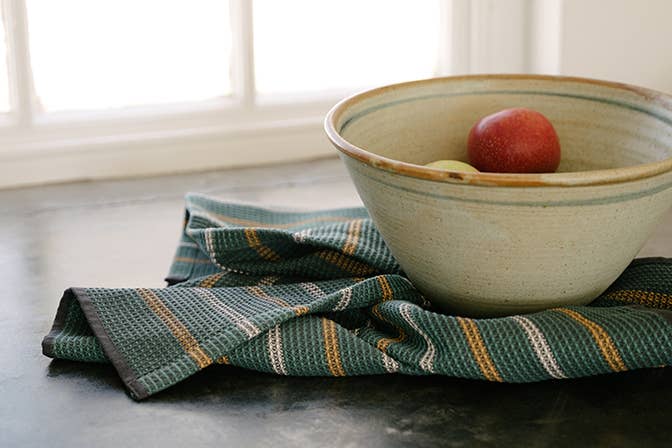 Slate Cotton Waffle Weave Kitchen Towel (Multiple Colors)