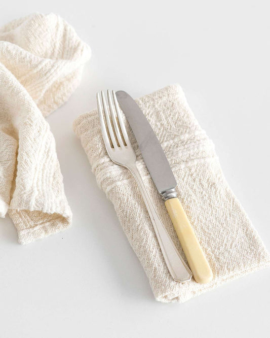 Country Napkins with Variegated Stripes (Set of 2)