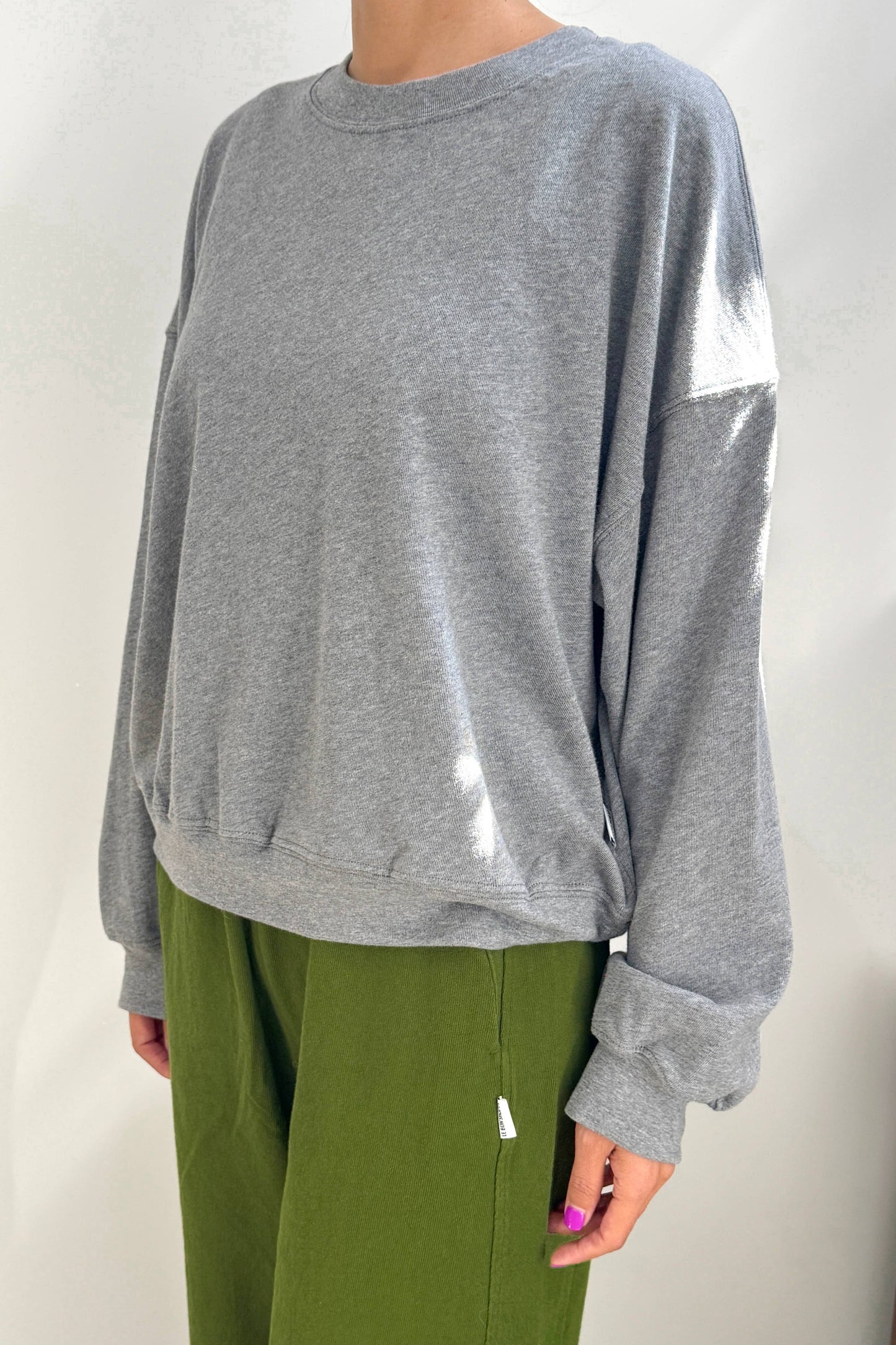 Cali Jersey Sweatshirt | Grey