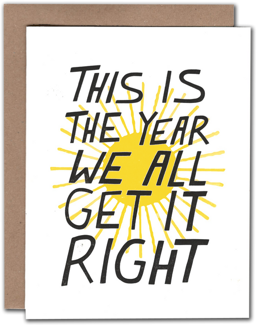 This Is The Year Greeting Card