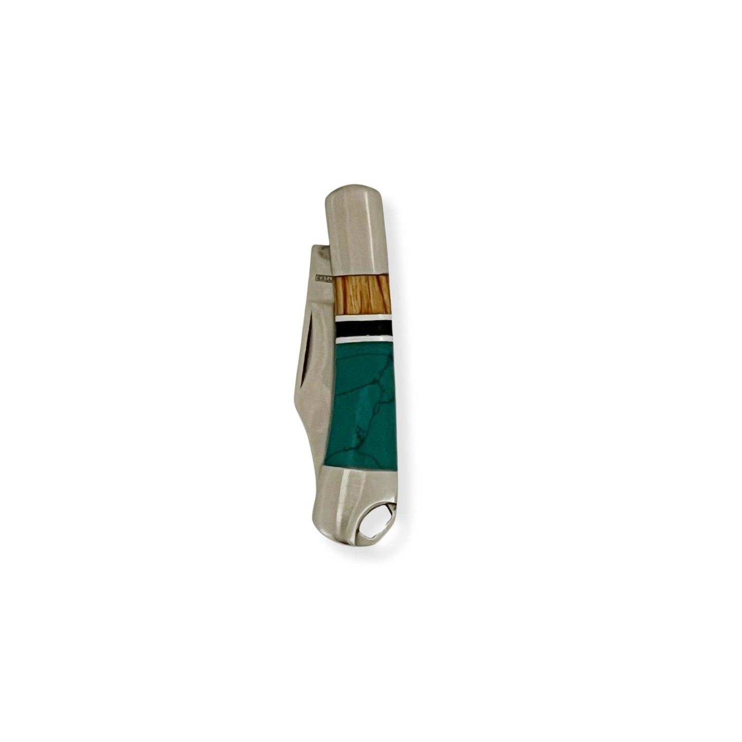 Mini Turquoise Folding Pocket Knife