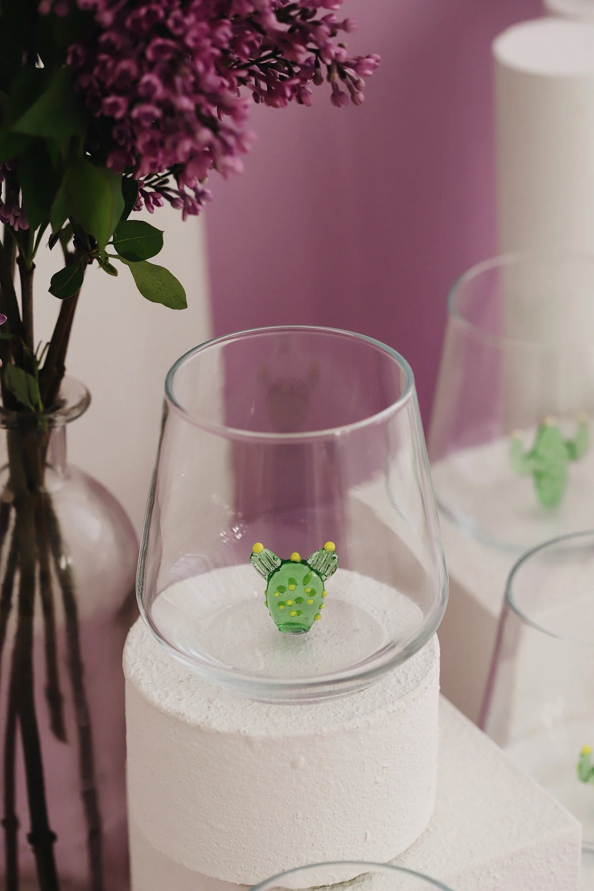 Minizoo Drinking Glasses (Set of 6) | Cactus