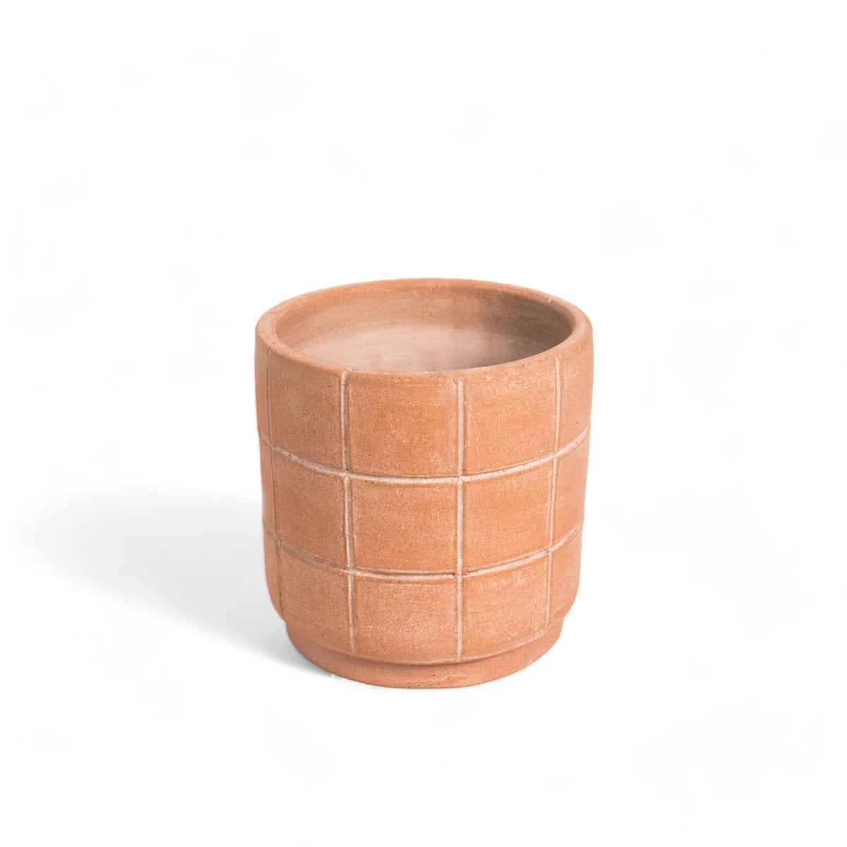 Grid Terracotta Planter | Large