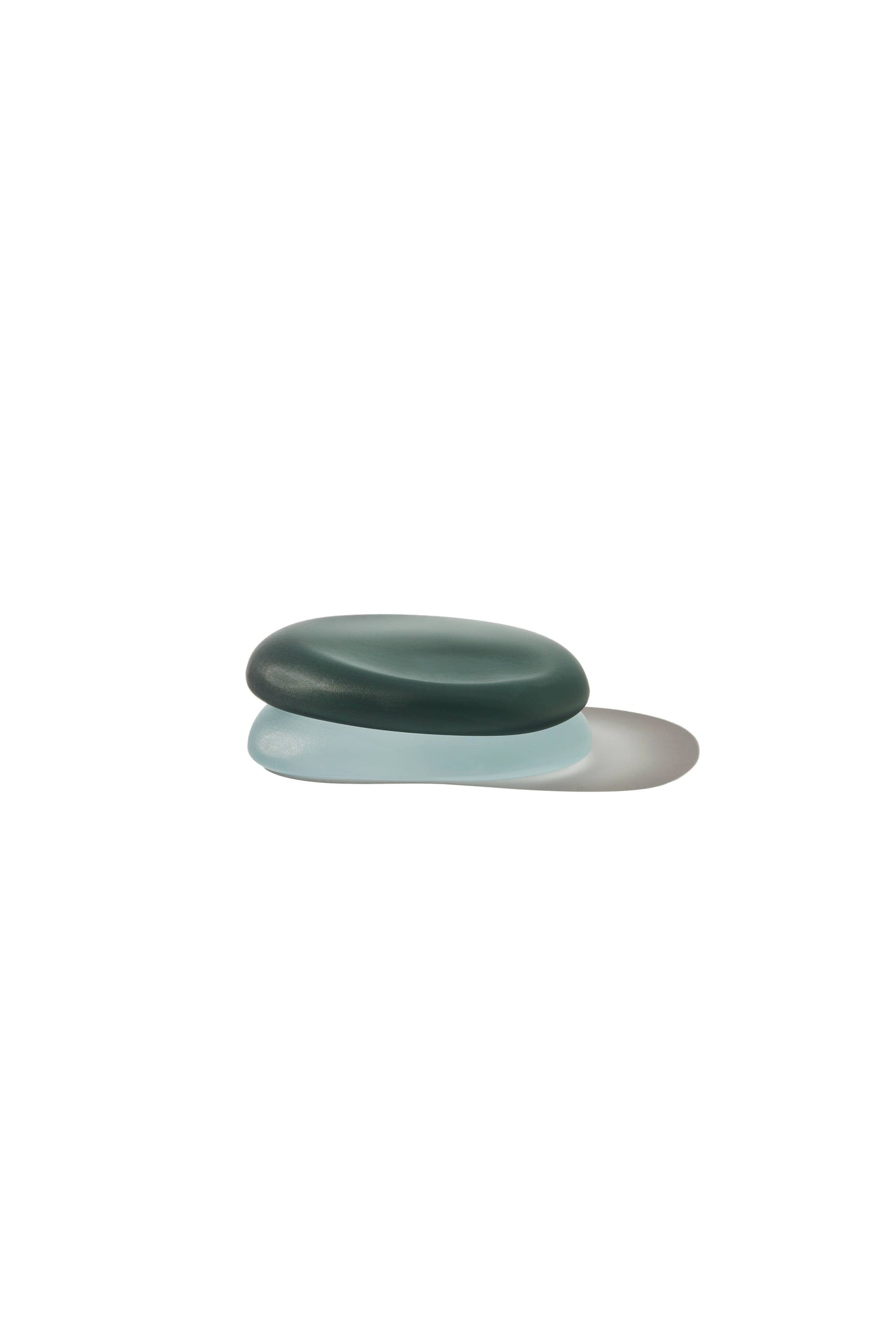 The Resting Stone | Seaglass + Glazed (Set of 2)