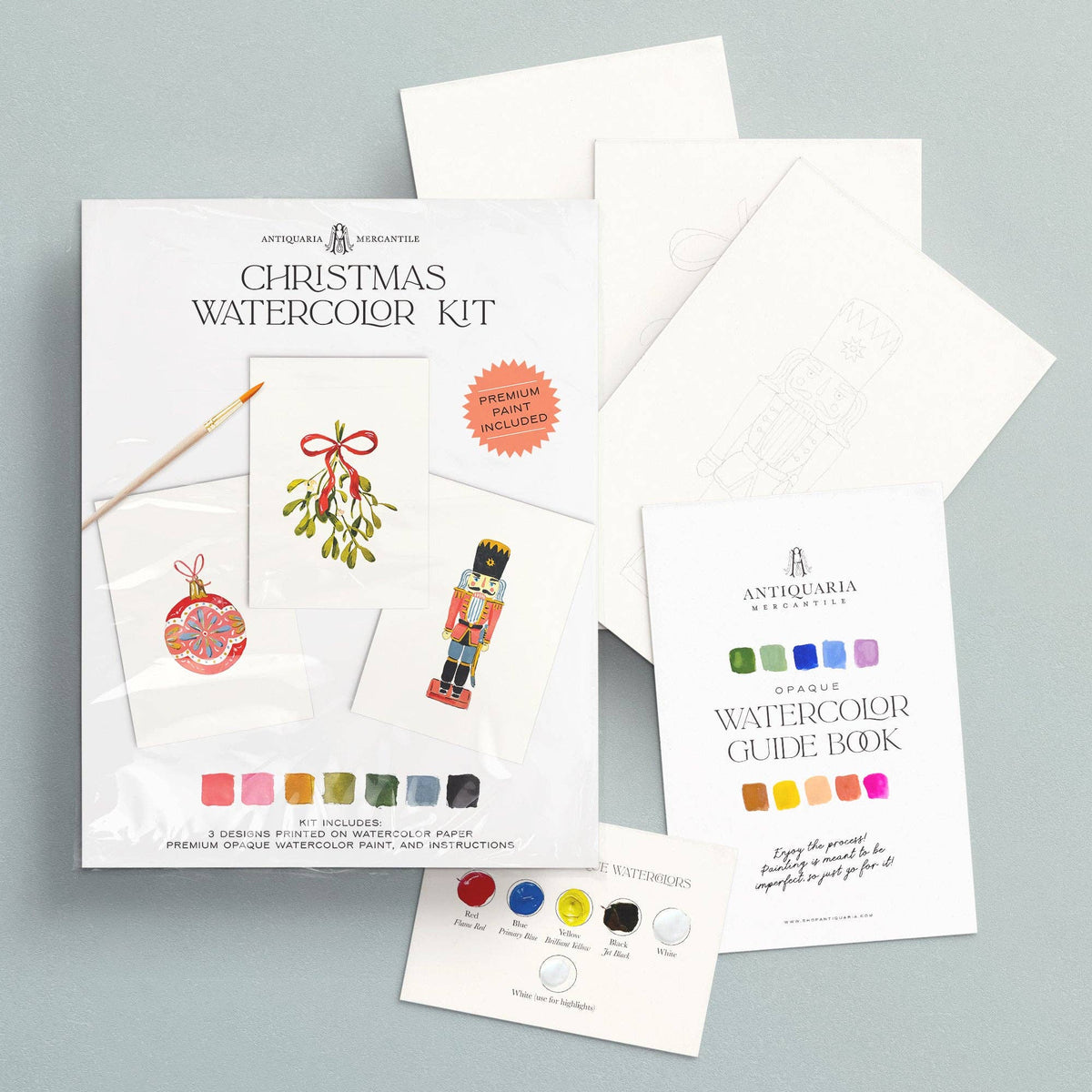 Watercolor Painting Kit | Christmas