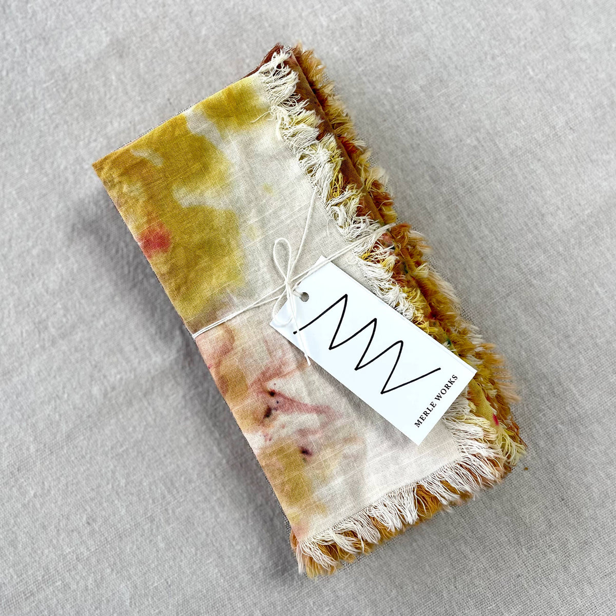Hand-Dyed Cloth Napkins | Sunflower (Set of Four)