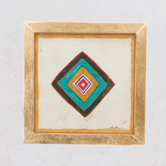 Ojo de Dios Framed Painting