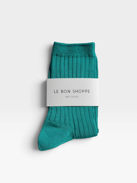 Her Socks | Turquoise