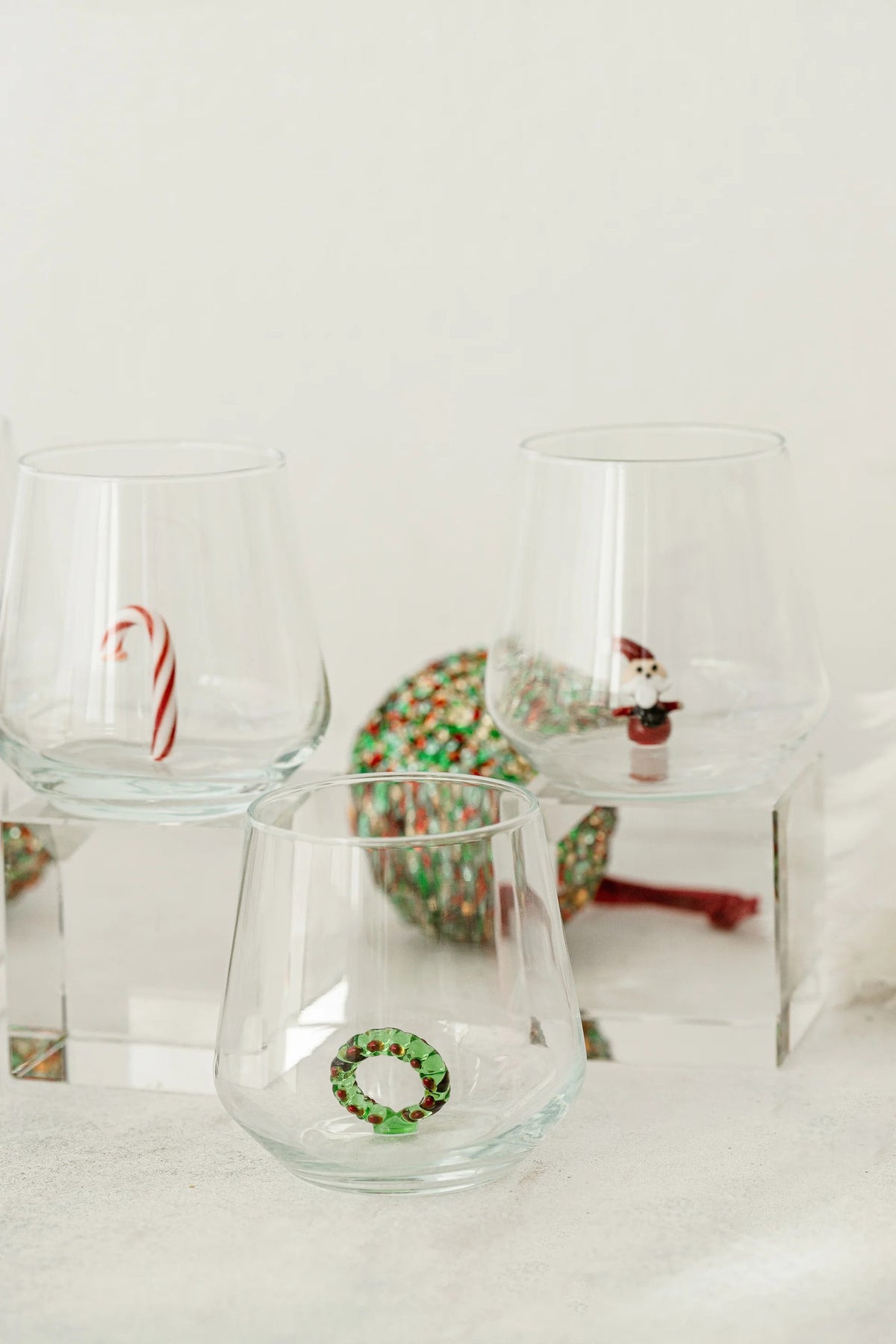 Minizoo Drinking Glasses (Set of 6) | Christmas
