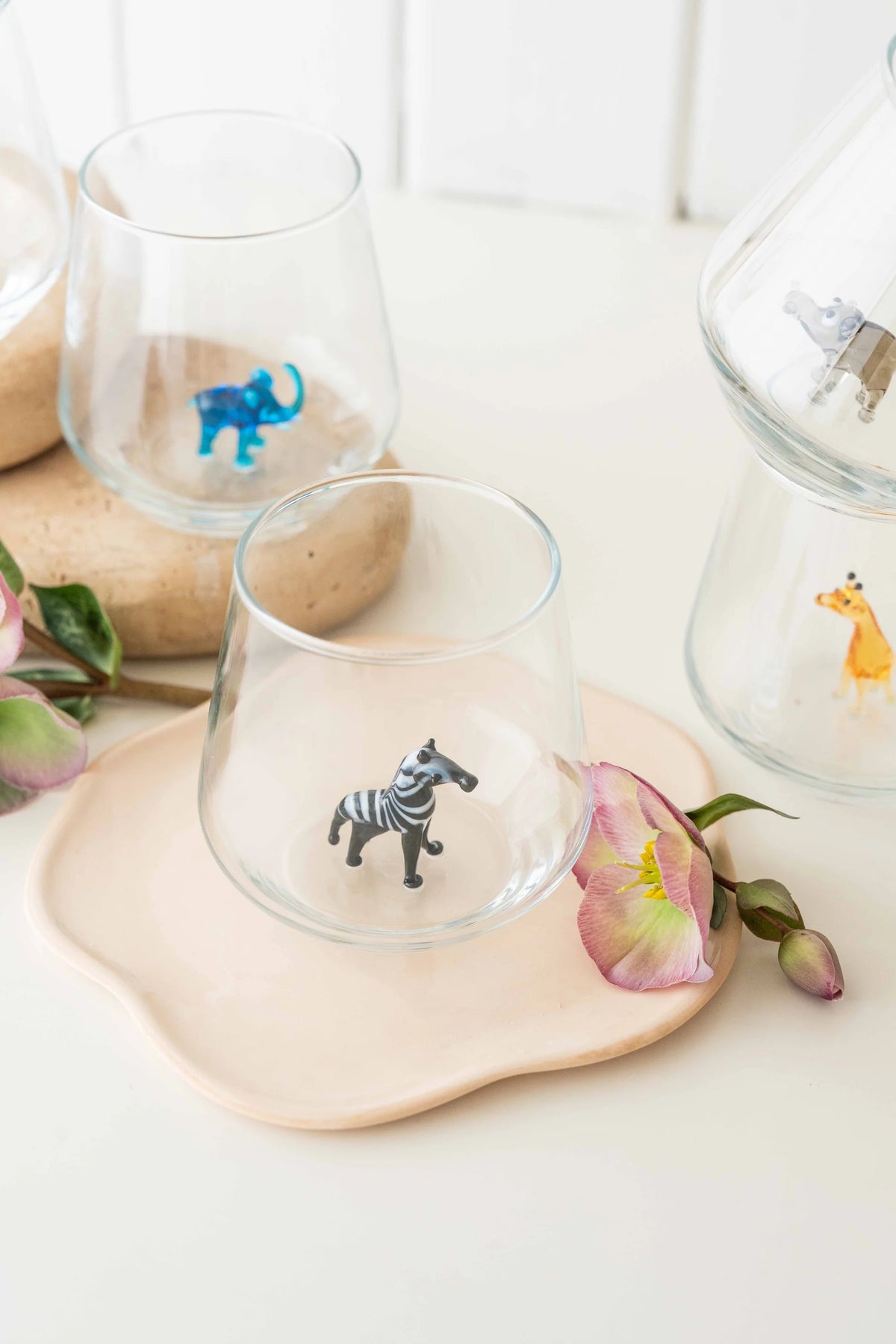 Minizoo Drinking Glasses (Set of 6) | Safari