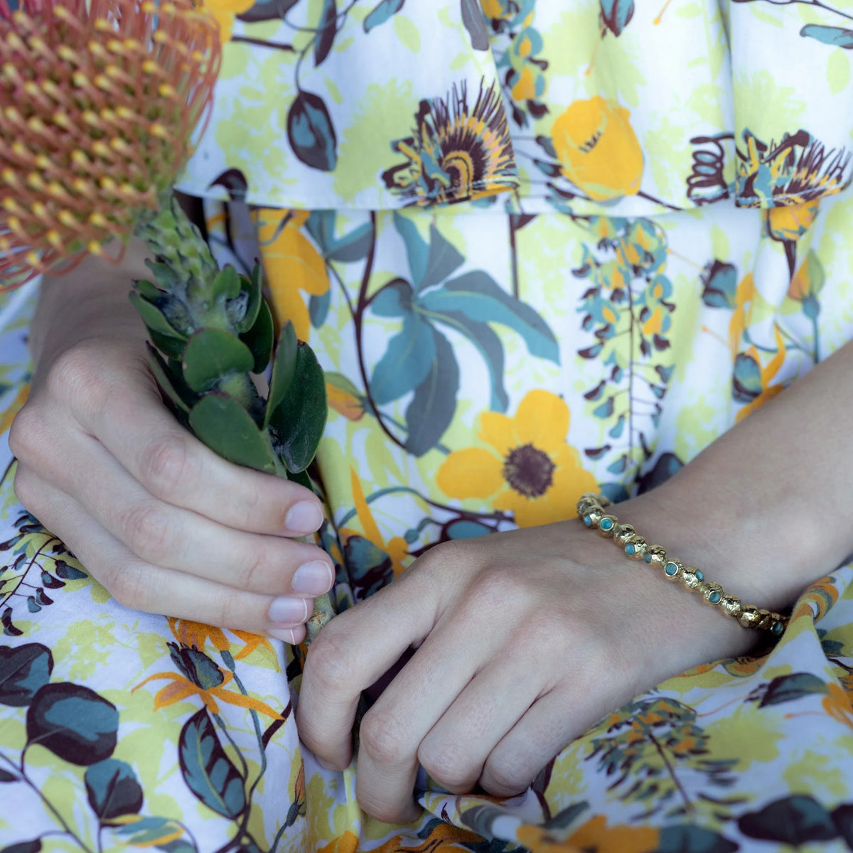 Callistemon Bangle Bracelet | Bronze