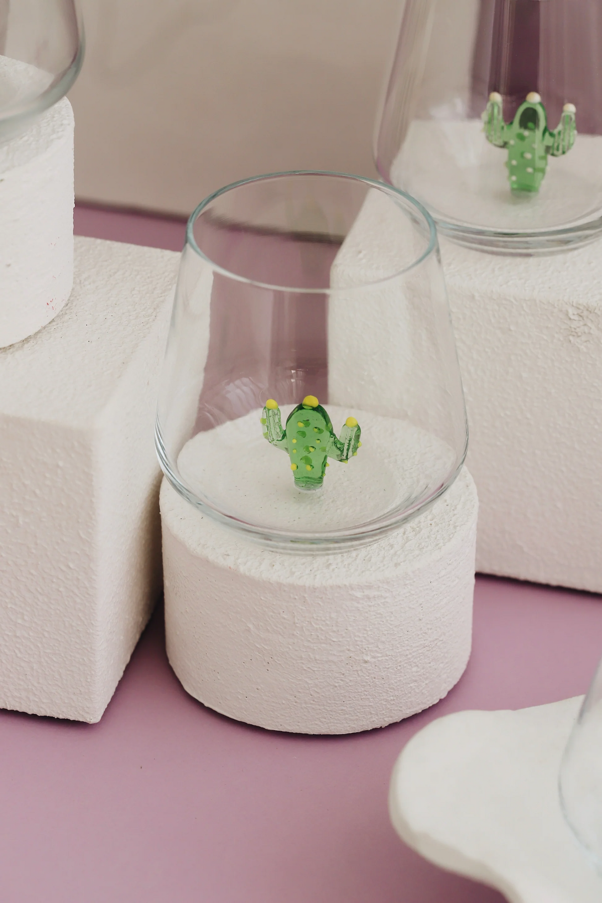 Minizoo Drinking Glasses (Set of 6) | Cactus