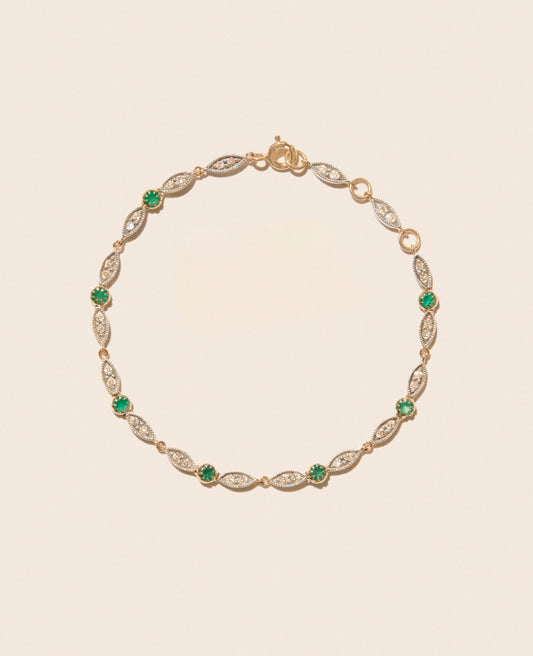 Ava N°1 Emerald Bracelet