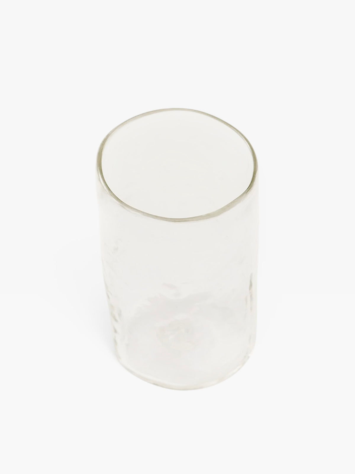 Oaxacan Handblown Clear Glass Tumbler (Set of 6)  | Large