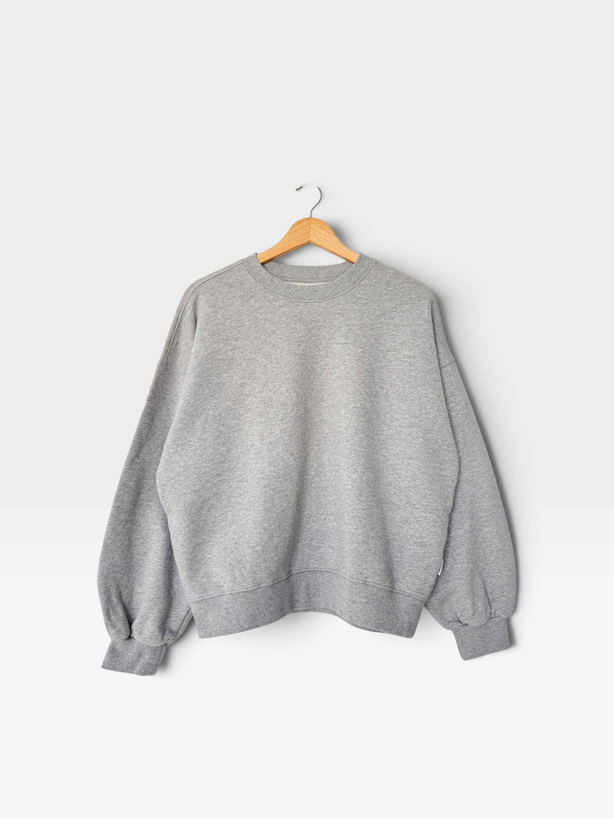 French Terry Core Sweatshirt | Melange Grey