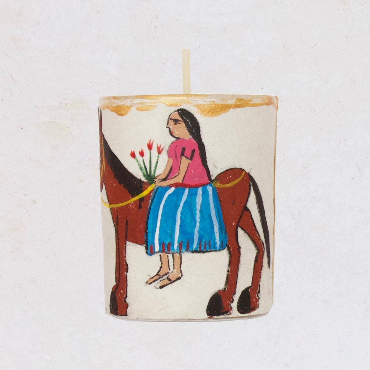 Handpainted Folklore Votives